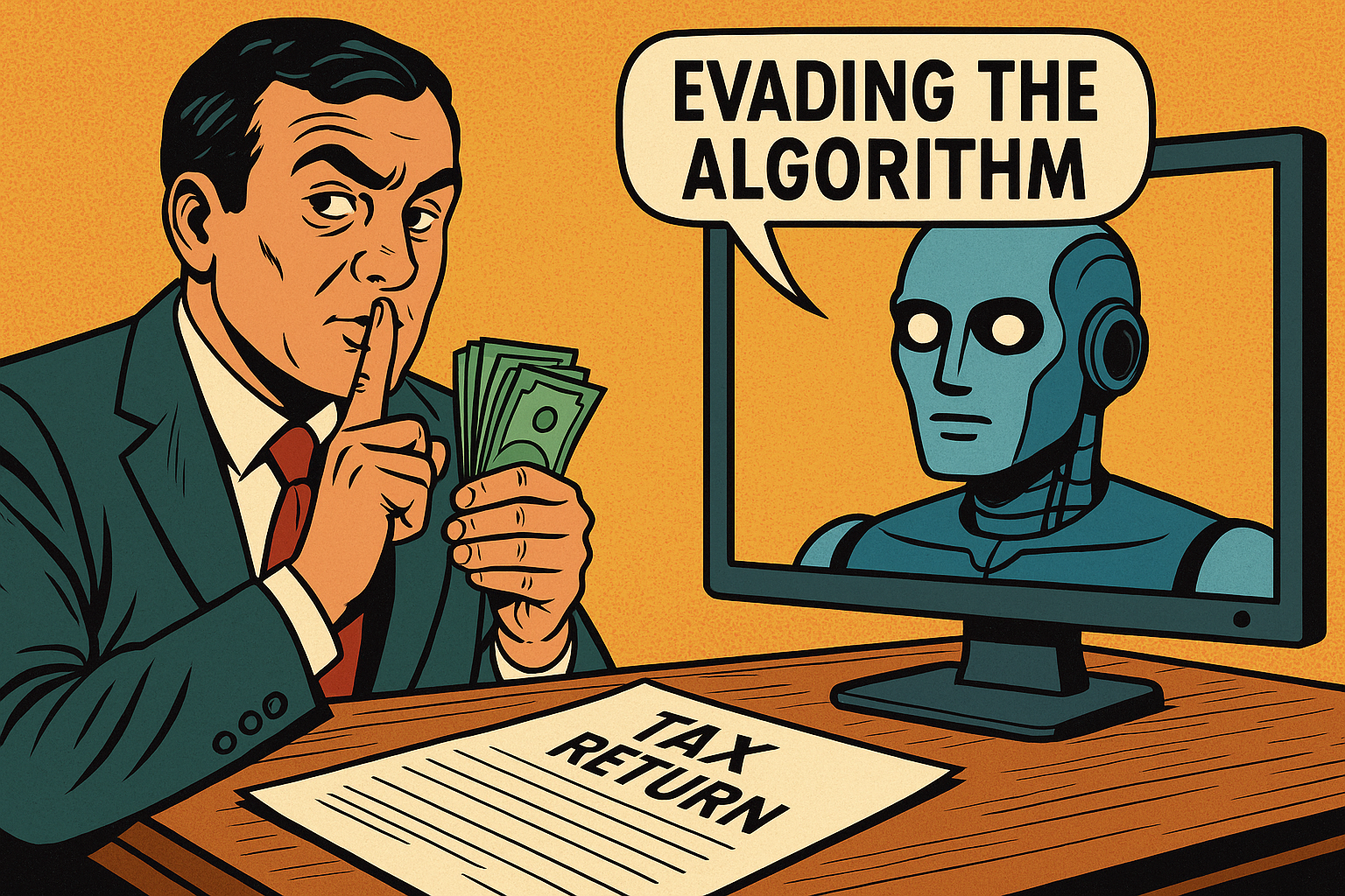Cover image for 'Evading the Algorithm' article